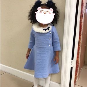 Baby blue holiday dress